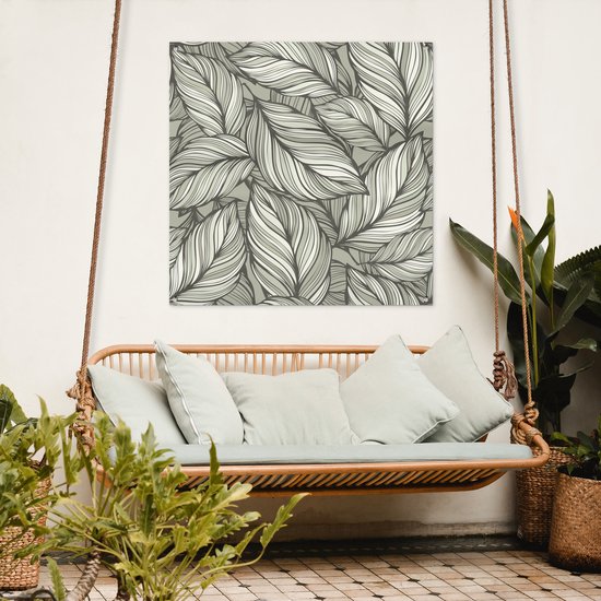 Toile de jardin Nature - Motif - Feuilles - 100x100 cm