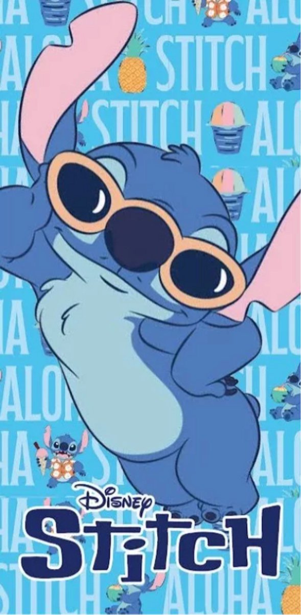 Lilo en Stitch badlaken - Lilo en Stitch handdoek - Lilo en Stitch strandlaken - handdoek - badlaken - Lilo en Stitch