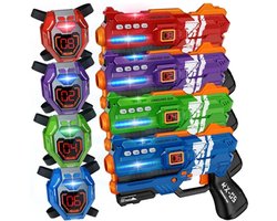iTeck Lasergame Set voor Kinderen – Complete Laser Tag Set met Pistolen & Targets – Actief Speelgoed voor Binnen en Buiten