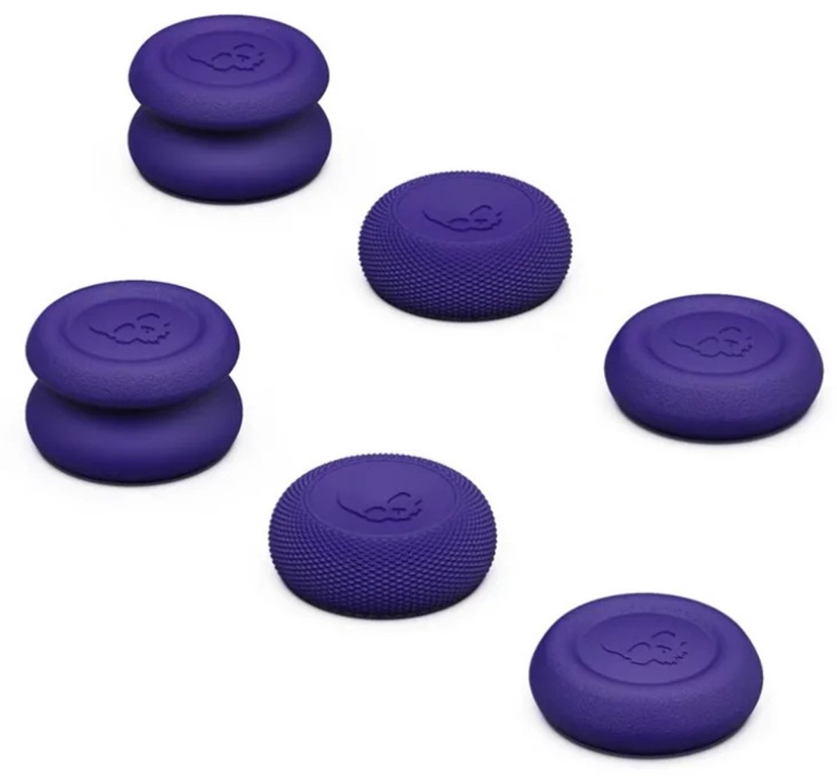 DrPhone GripCore2 – Antislip Thumbsticks Compatibel Met PS4 / PS5 / Switch Pro Controller – 6 Stuks (SkinGrip, FPS Master, CQC Elite) - Blauw