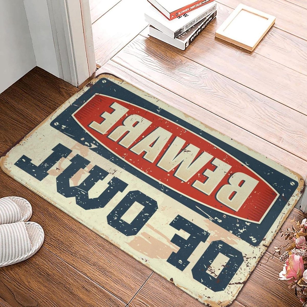 Deurmat met tekst - Voordeurmat Welkomstmat - Entree Decoratie - Uniek Patroonontwerp - 50