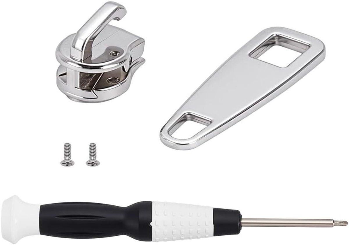 Complete Reparatieset voor Ritsen met Bevestigingsgereedschap voor Jassen, Tassen en Tentjes - Duurzaam RVS #8 en Diverse Kleuren