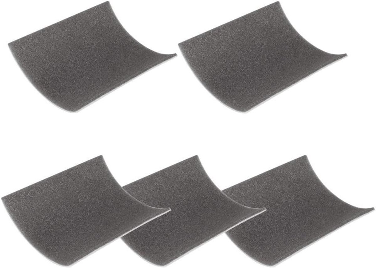 Stofzuiger Motor Filters - Motor Spons Filter - Huishouden Schoonmaken - Goede Duurzaamheid - 5 stuks - Zwart