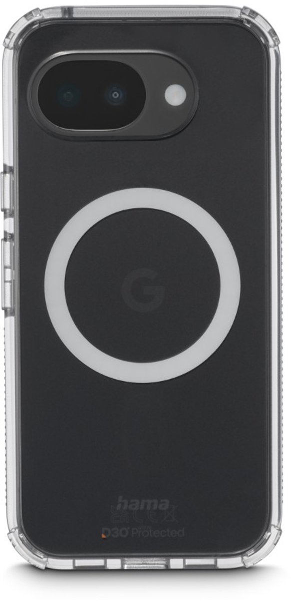 HAMA hoesje geschikt voor Pixel 10a - Extreme Protect magnetisch - Transparant