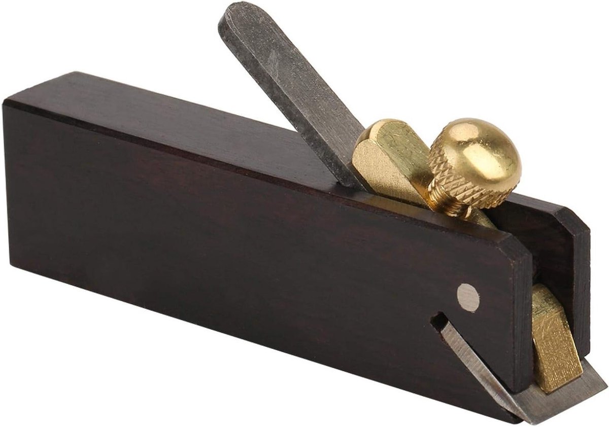 Mini Houten Handplaner voor Houtbewerking - Precisie Gereedschap voor Houtbewerking, Hout Snijden en Houtsnijden - Afmetingen 75 x 20 x 13 mm