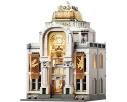 Pantasy 85047 Dinosaurus Museum bouwset incl 4 minifigures | Classic Creator Modular Building | Expert Architecture Modelbouw | Technisch Educatief bouwpakketten voor volwassenen & kinderen | Mega gebouwen geschikt voor Lego | Bouwdoos met 3064 bloks