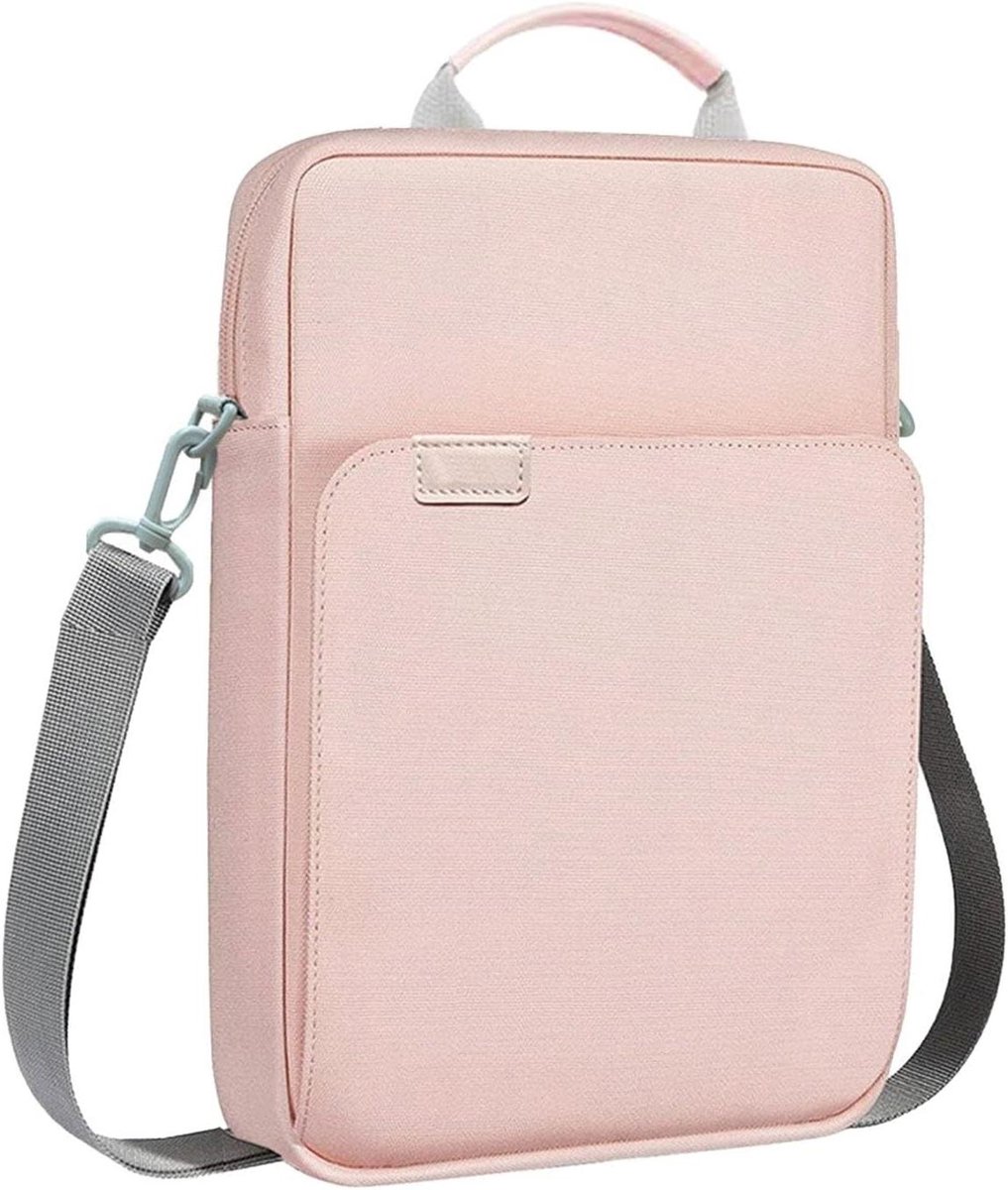 Tablethoes - Tablettas schoudertas - Veilig opbergen - Efficiënte indeling - Tot 13 inch - Roze