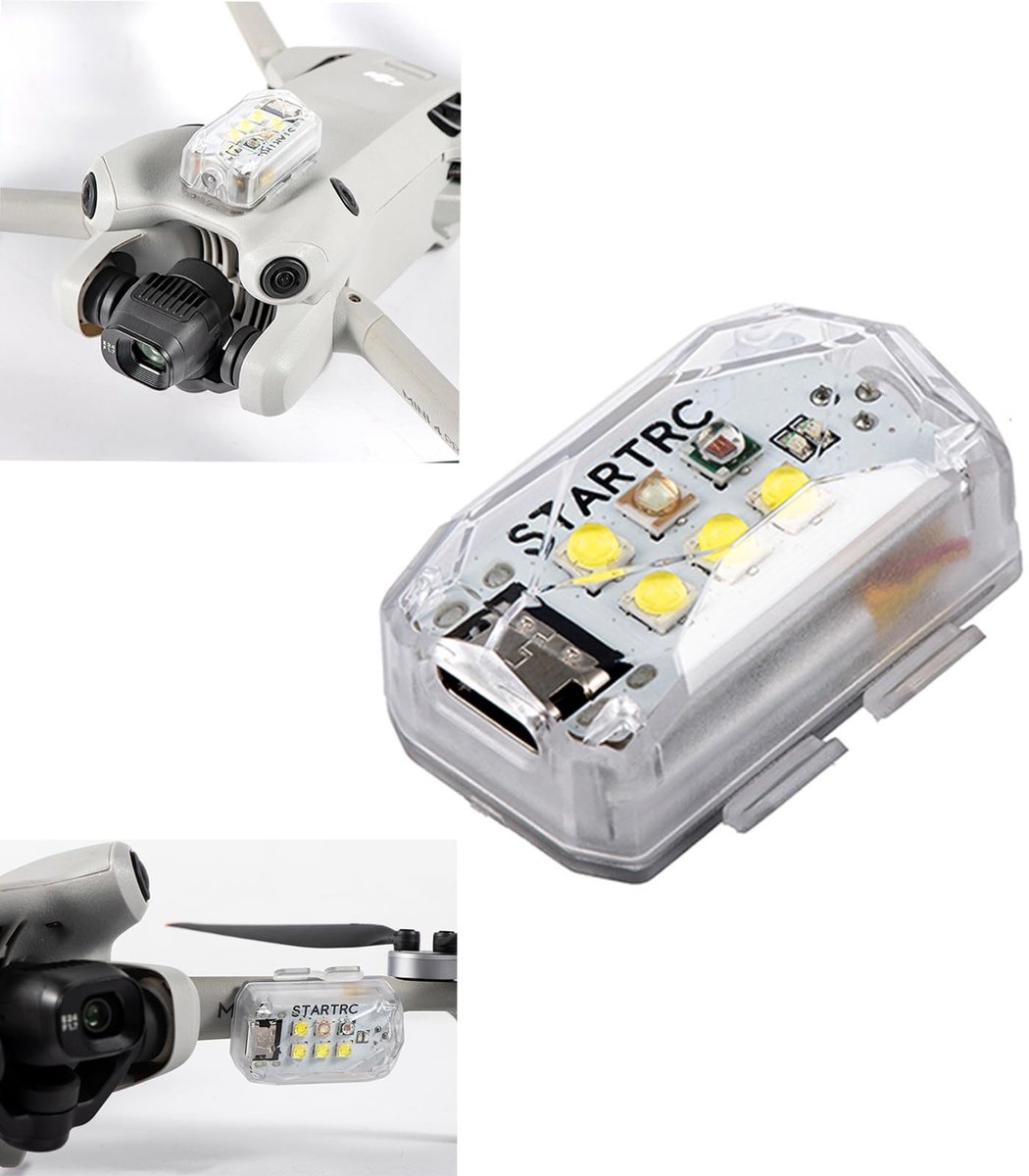 Cosensi - Dailygoody - Stroboscooplicht - LED nachtvlieglicht - Oplaadbaar - Universeel voor RC drones - Veiligheid - Geschikt voor Avata 2/Mini 4 Pro/Air 3