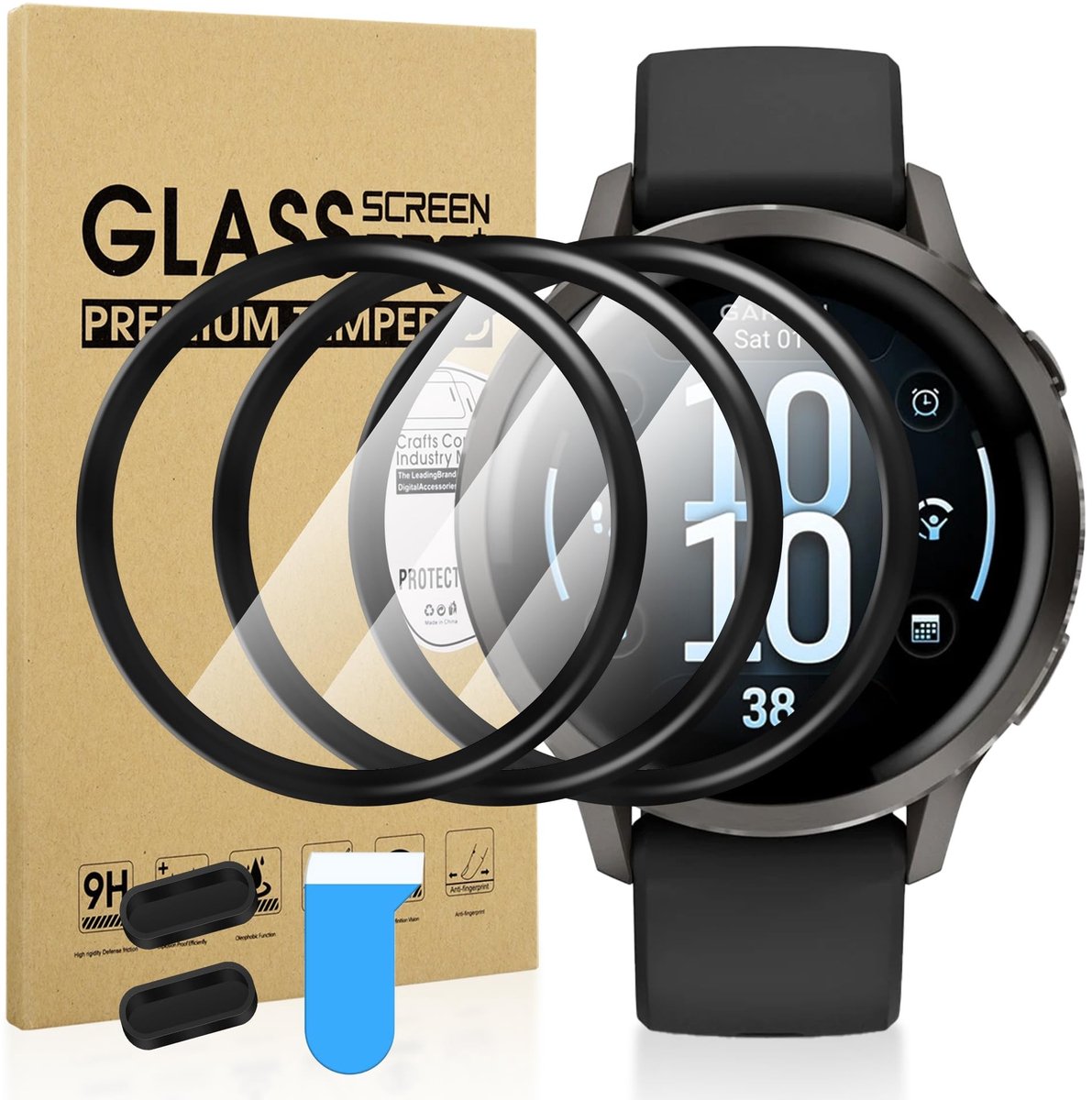 Cosensi - Dailygoods - Beschermfolie voor Garmin Venu 4 (41mm)
