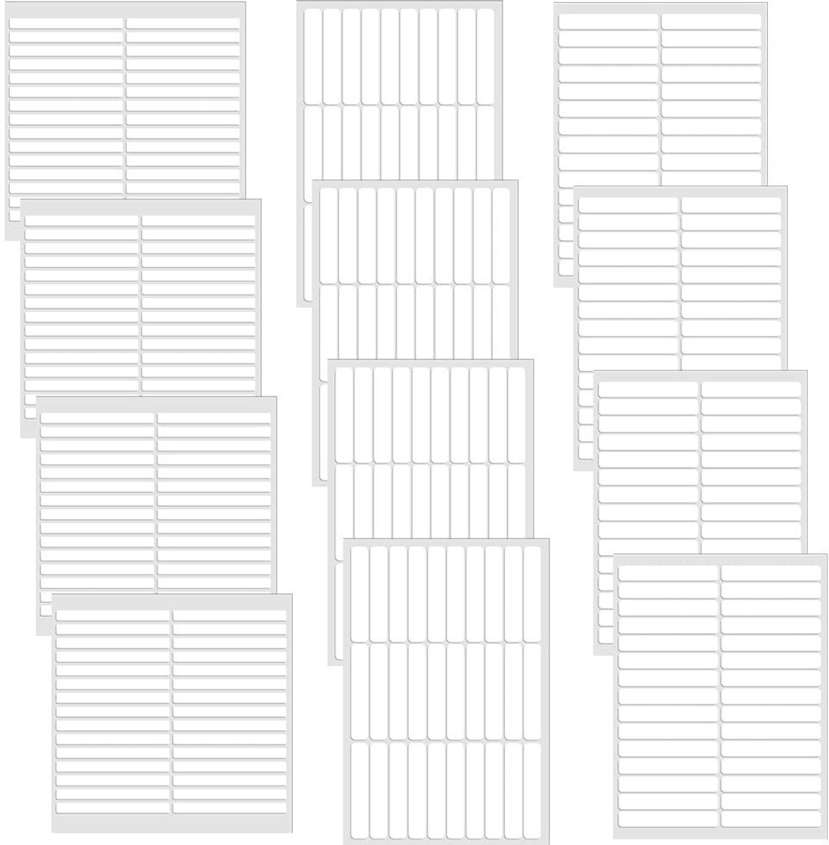 Cosensi - Dailygoods - 12 Stuks Dubbelzijdige Nail Tape voor Nail Art en Decoratie