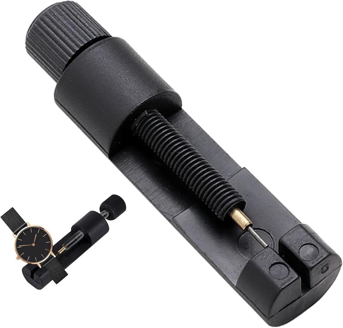 Horloge Pin Pusher - Ketting Link Remover - Band Aanpassen - Hoge Kwaliteit Metaal - N.v.t. - Zilverkleurig