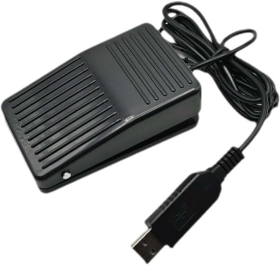 Voetschakelaar - Pedaalschakelaar - Media Bediening - Momentane Antislip - 2m Kabel - Zwart — afbeelding 2