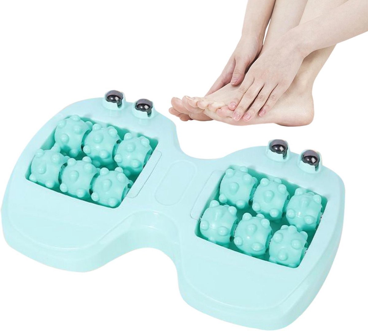 Voetroller - Voetmassage roller - Voet ontspanning - Magnetische kralen - 29 x 15 x 4 cm - Niet gespecificeerd