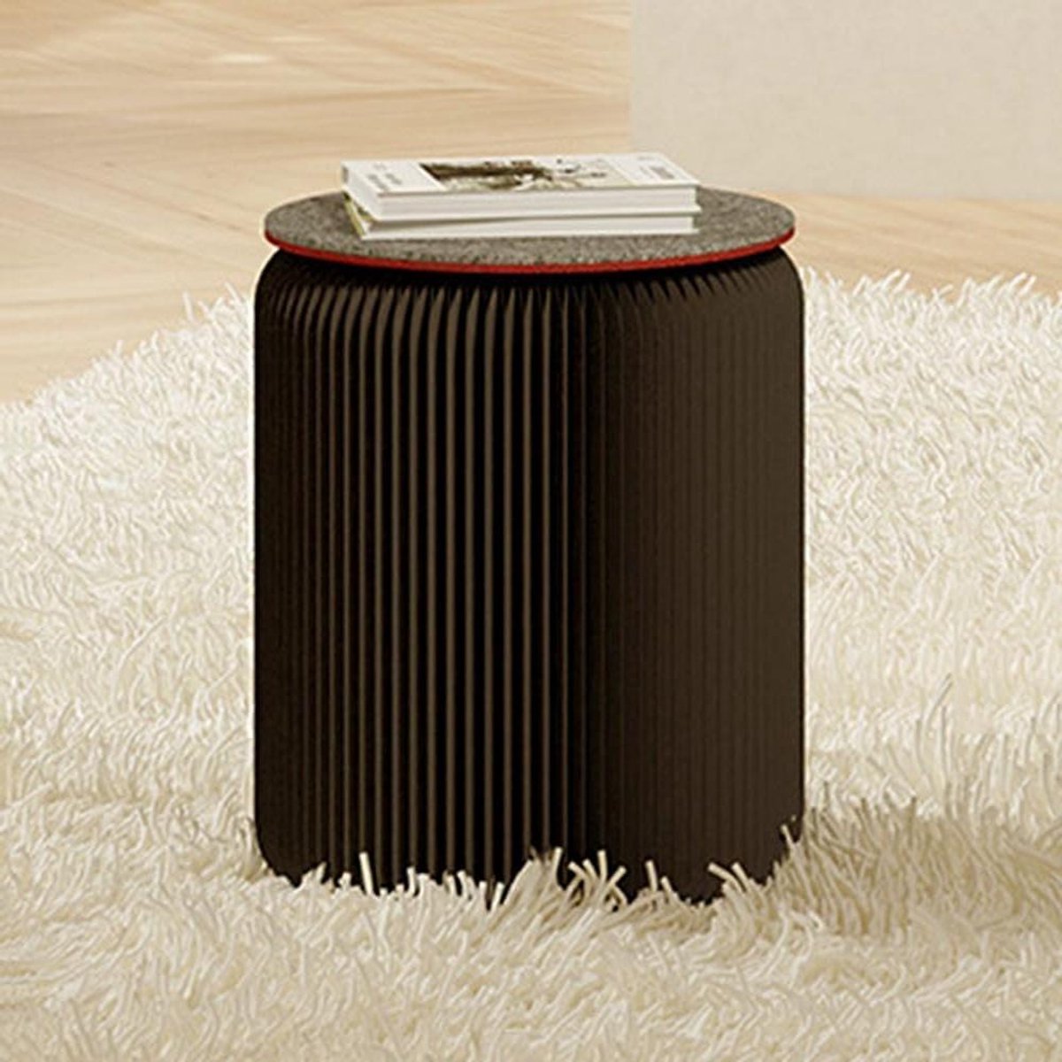 Klapkruk - Papieren stoel - Extra zitplek - Honingraatpatroon - Compact design - Kleurrijk