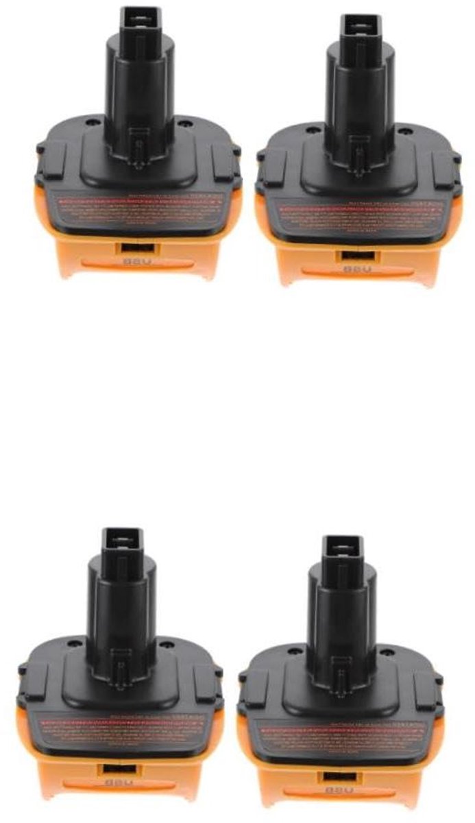 Batterij Adapter - Oplaadconnector - Noodoplossingen - Snelle Oplading - 4 Sets - Diverse