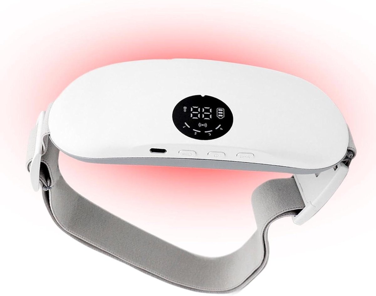 Verwarmingskussen Buik - Warmtekussen Taille - Comfort Verlichten - Automatische Uitschakeling - 18.5 x 8.5 cm - Zwart