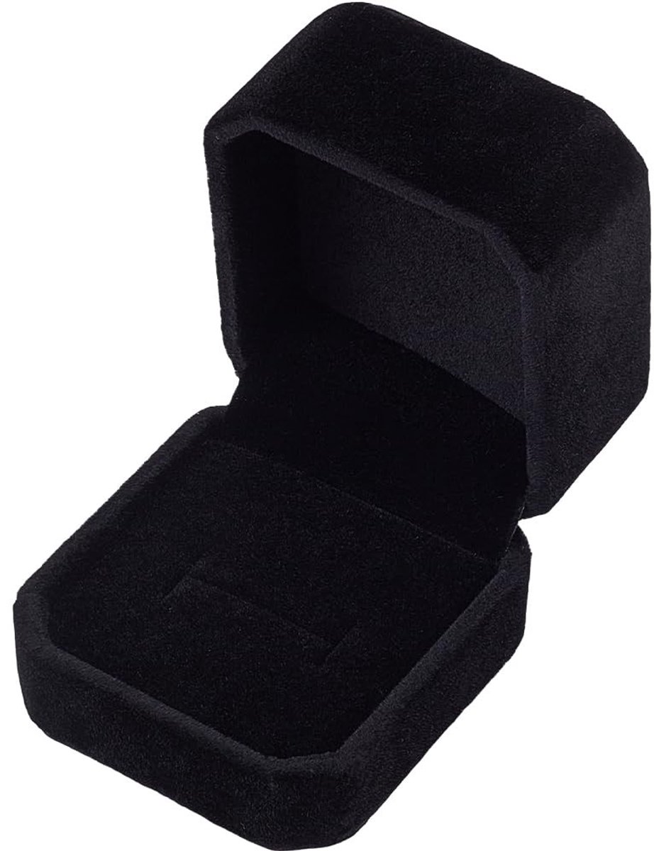 Dailygoods - Zwarte Verlovingsring Doos voor Organisatie en Display