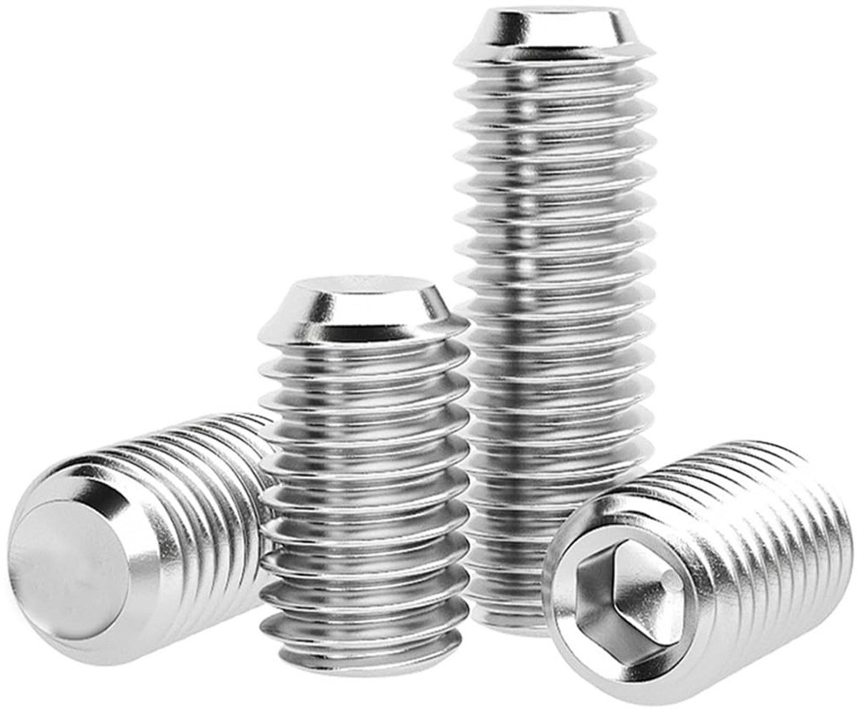 Dailygoods - M8 Zeskant Schroeven zonder Kop van Roestvrij Staal