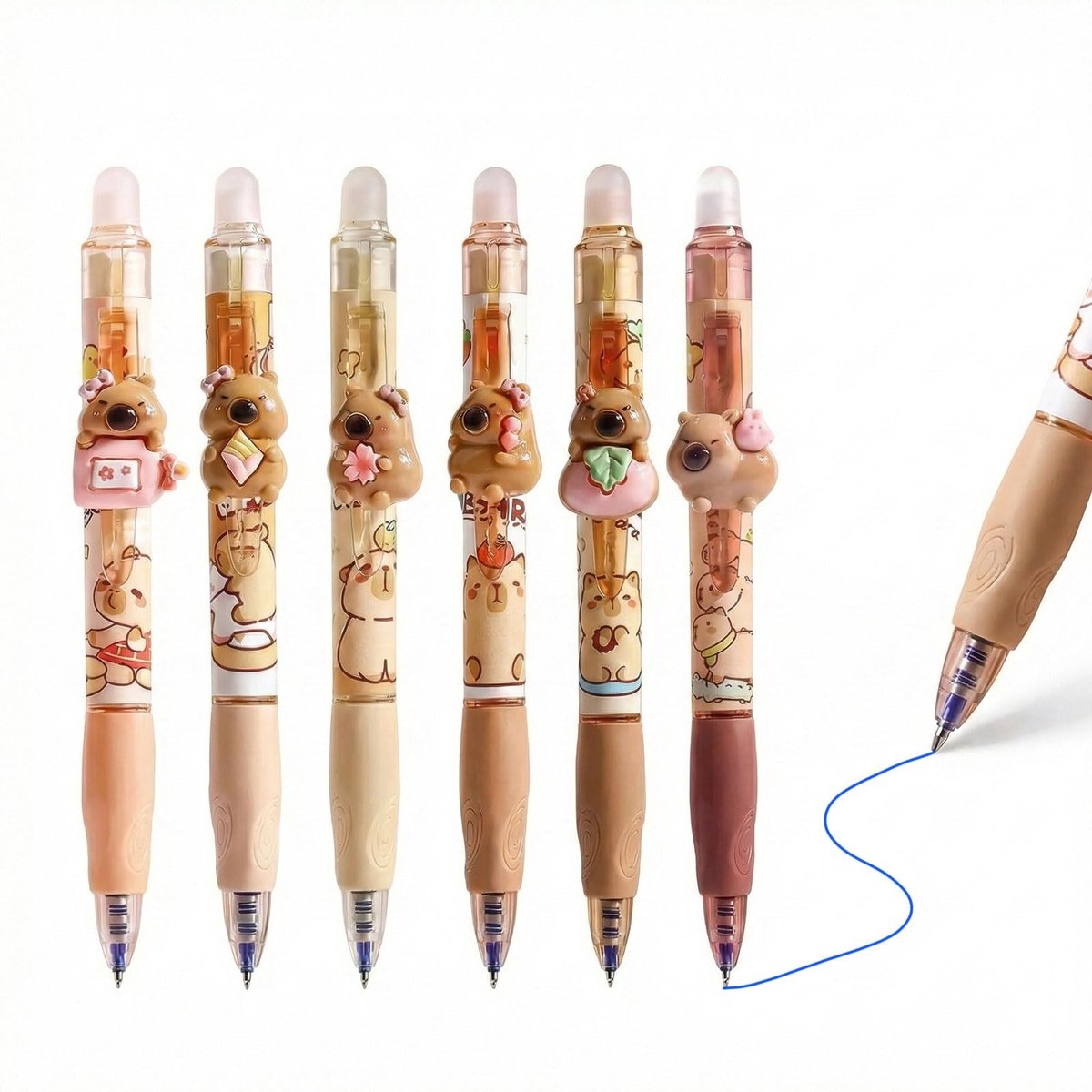 Dailygoods - Set van 6 Uitzwisbare Balpennen