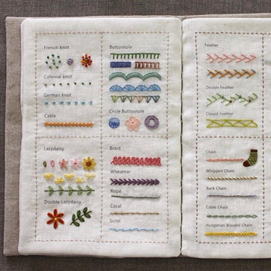 Borduursteken Boek - Handwerk Gids - Creatief Naaien - Losbladig Ontwerp - Niet Gespecificeerd - Niet Gespecificeerd — afbeelding 4