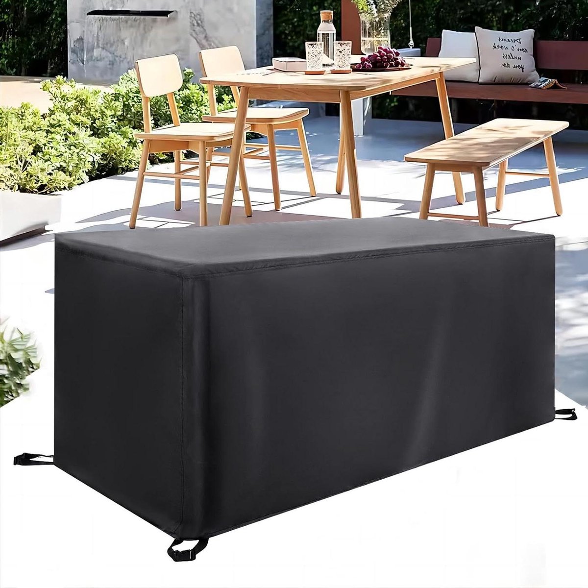 Tuinmeubelhoezen - Beschermhoezen - Meubels Beschermen - Waterdicht Oxford - 90x40x120 cm - Zwart
