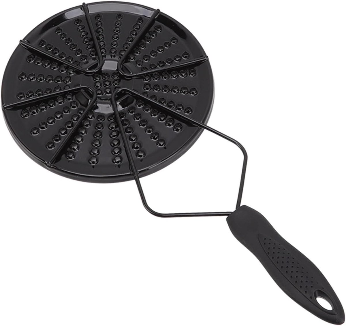 Warmteverspreider Gasfornuis Warmtegeleider Plaat Gelijkmatig Koken Vlak Kookoppervlak 38x19x2 cm Zwart