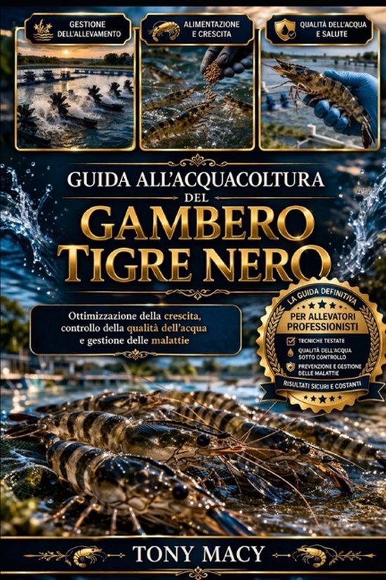 Guida All'acquacoltura del Gambero Tigre Nero - cover