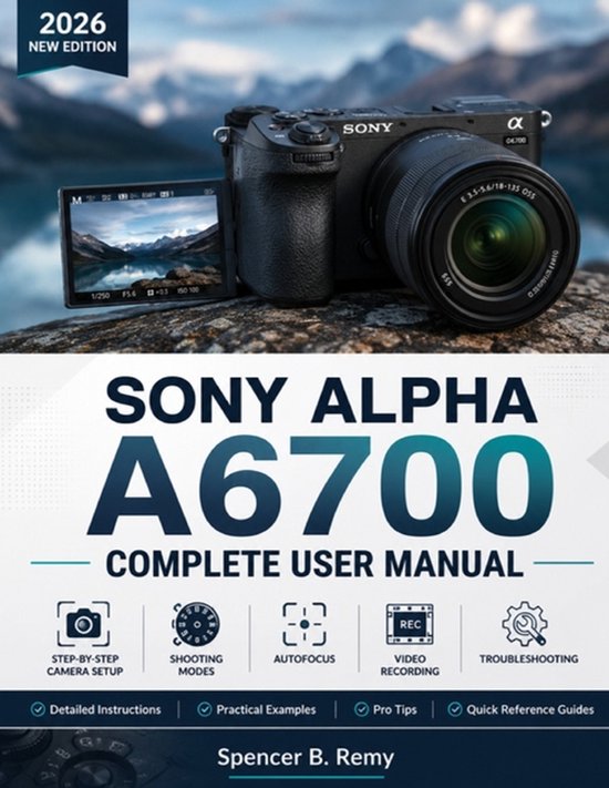 Sony Alpha A6700 Complete User Manual - cover