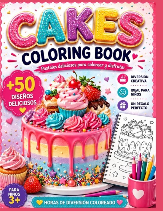 Cakes Coloring Book - cover