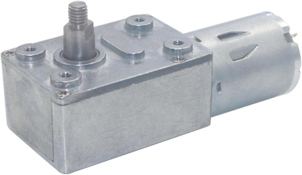 Xianglaa-Motor JGY370 Dc Gear Rolstoel Kleine Hobby Motor, Kleine Elektrische 12v Dc Motor, M5 zelfsluitende motor (kleur: Motor+beugel, Maat: 40 rpm)