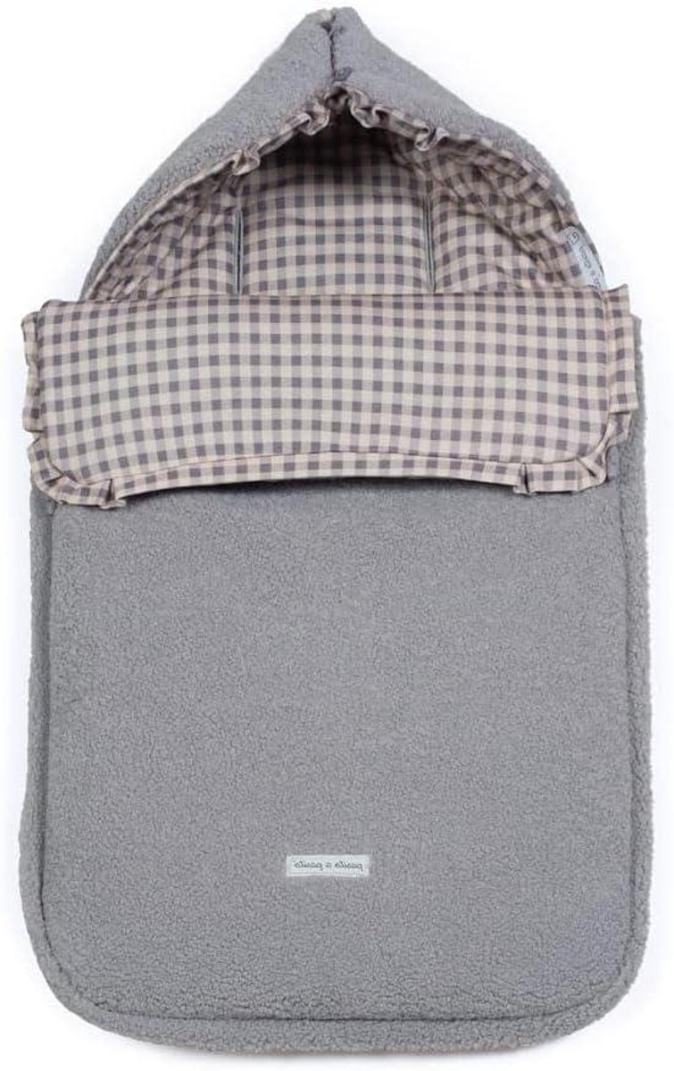 Voetenzak - Baby deken - Comfortabel reizen - 3-in-1 functie - Niet gespecificeerd - Roze-grijs