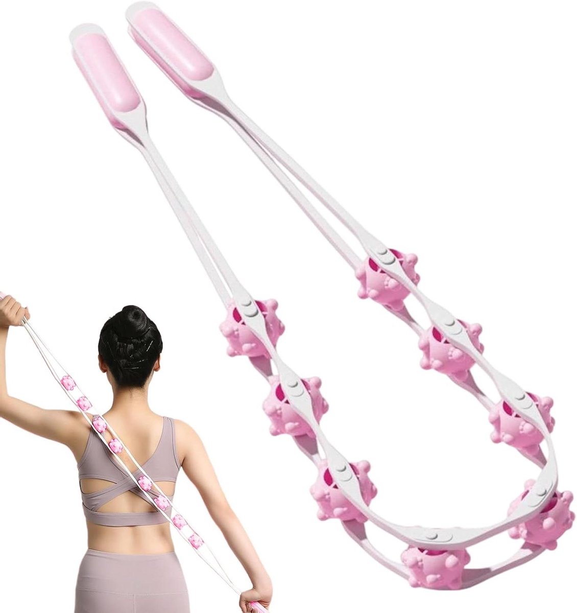 Massage Hulpmiddel - Lichaamsroller - Lichaamsvorming - Draagbaar Ontwerp - 110 cm - Zwart