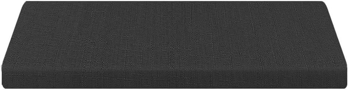 Bankkussen - Zitkussen - Buiten Zitten - Antislip Onderkant - 137 x 50 cm - Zwart