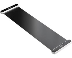 Sport Glijmat - Indoor Trainingsmat - Core Training - Duurzaam PU Materiaal - 200cm - Zwart
