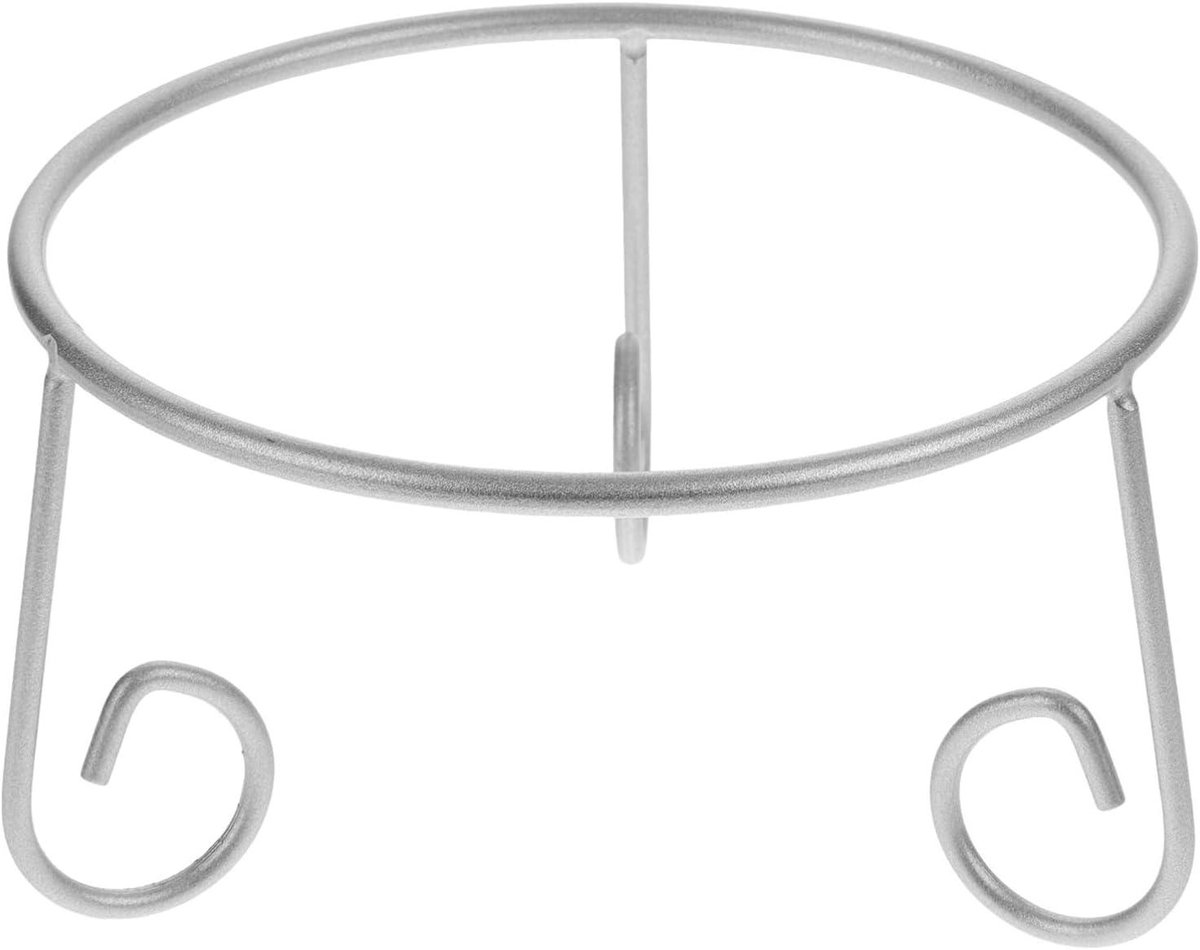 Bolhouder Kristal - Display Stand - Decoratie Tonen - Stabiele Constructie - 14.5 cm - Zilver