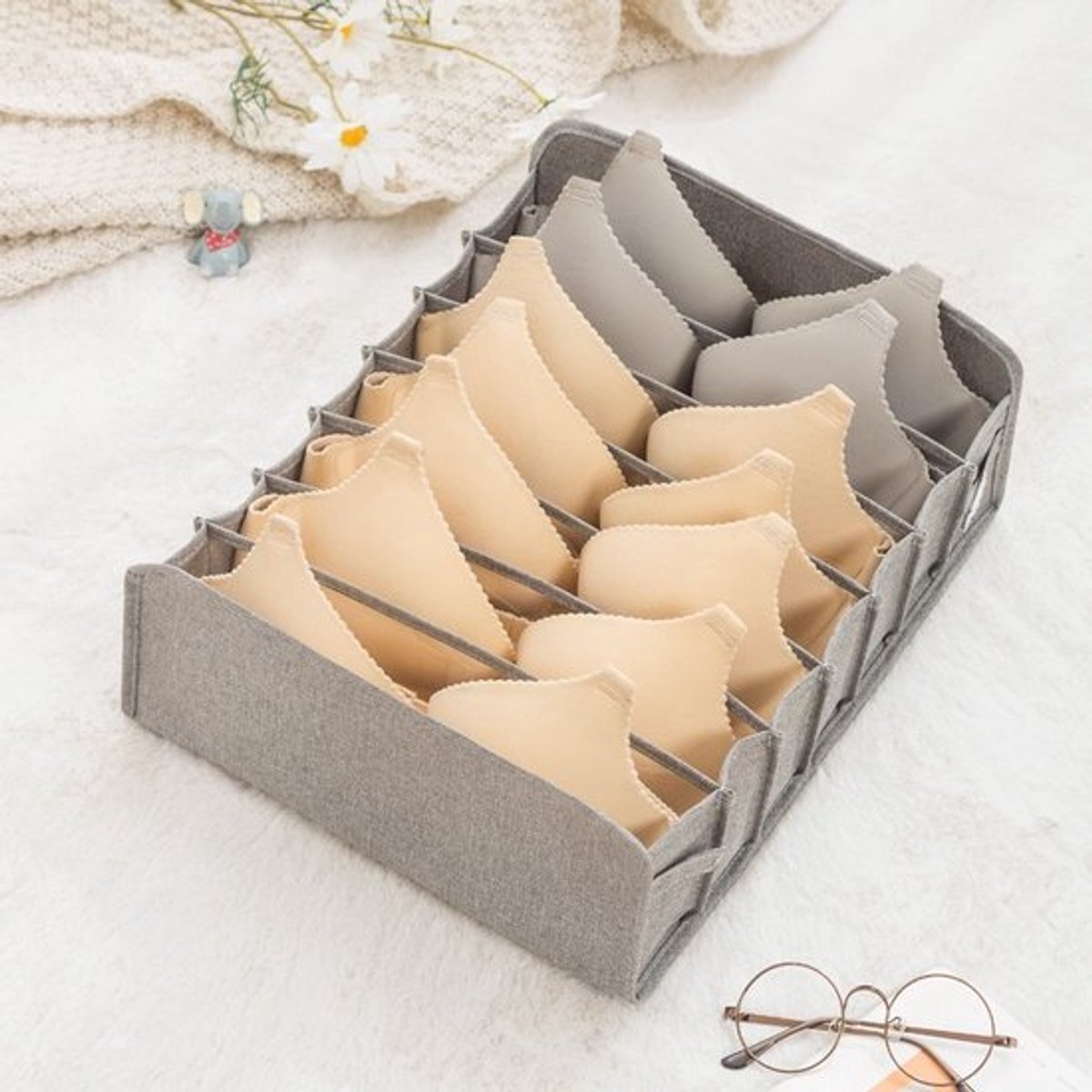 1 stuks lade-organizer voor ondergoed en bh