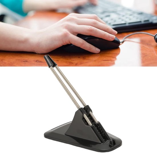 Muis Bungee - Kabelhouder - Gaming Setup - Antiroest Arm - 14 x 9 x 8 cm - Zwart — afbeelding 4