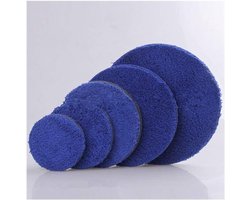 Polijstpads - Microfiber pads - Auto polijsten - Herbruikbaar materiaal - 6 inch - Blauw