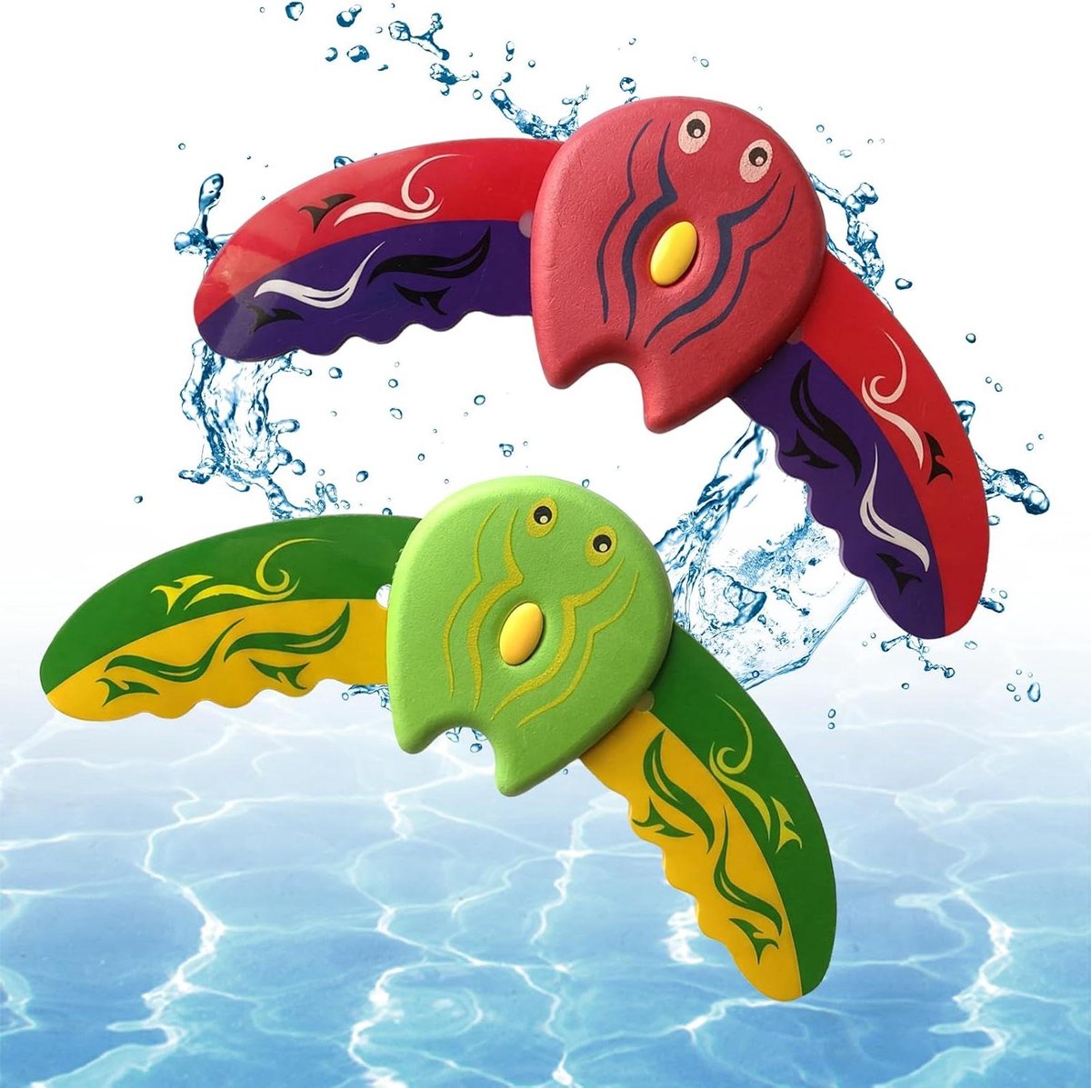 Zwembadspeelgoed - Waterspeelgoed - Plezier in water - Watergedreven - 5 cm - Meerdere kleuren
