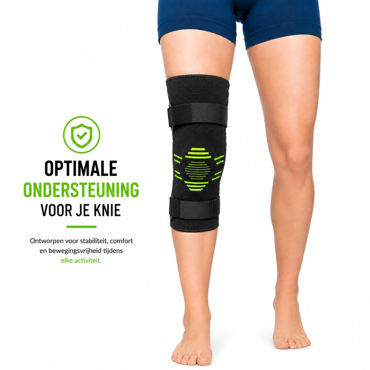 Kniebrace met Scharnieren – Knieband – Kniebandage – Kniebrace Meniscus – Kniebrace Artrose – Kniebrace Sport – Maat L – Medilon Genustab