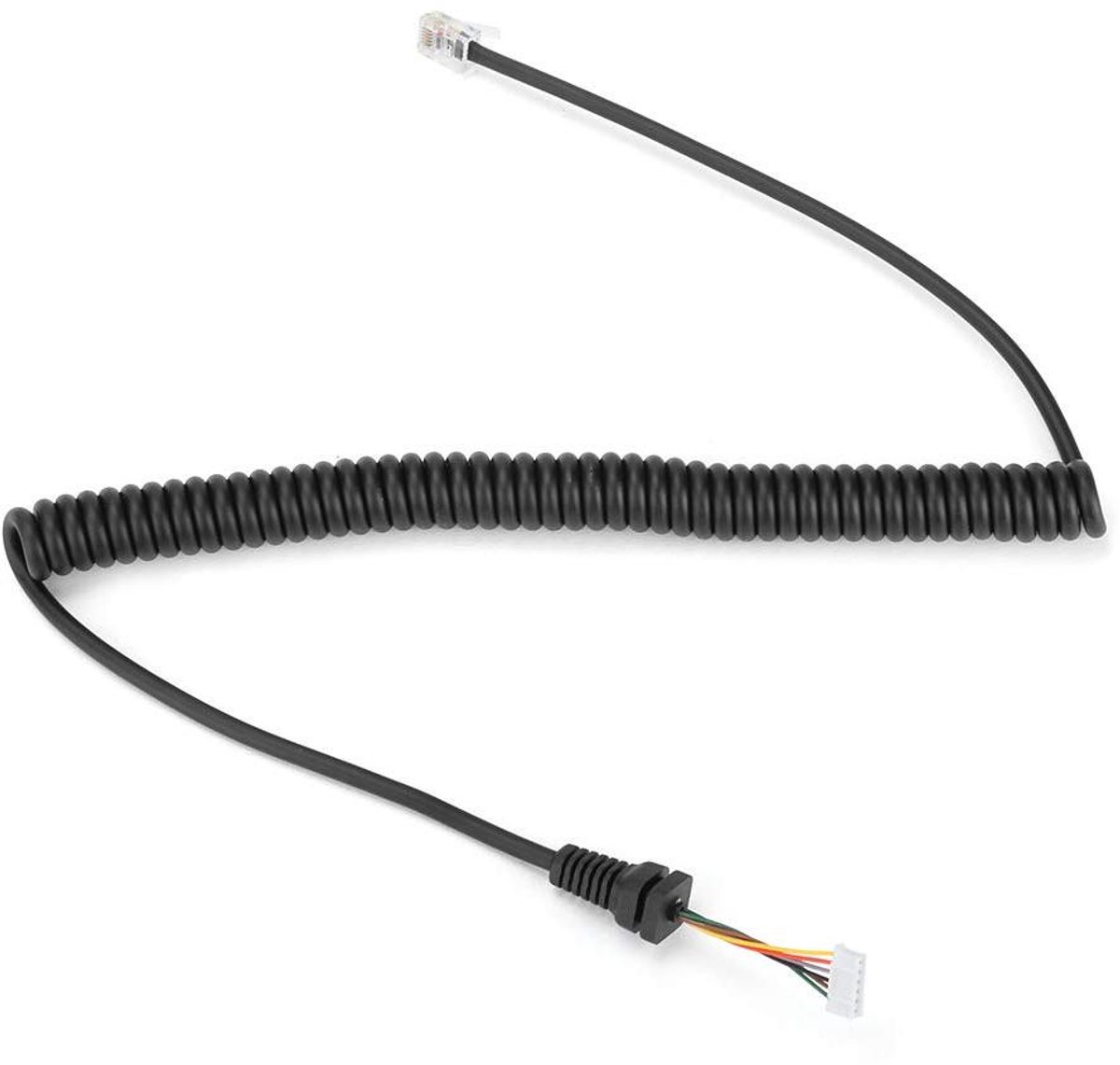 Microfoon Kabel - Verbindingsdraad - Communicatie - 6-Pin Connector - 1 Unit - Zwart