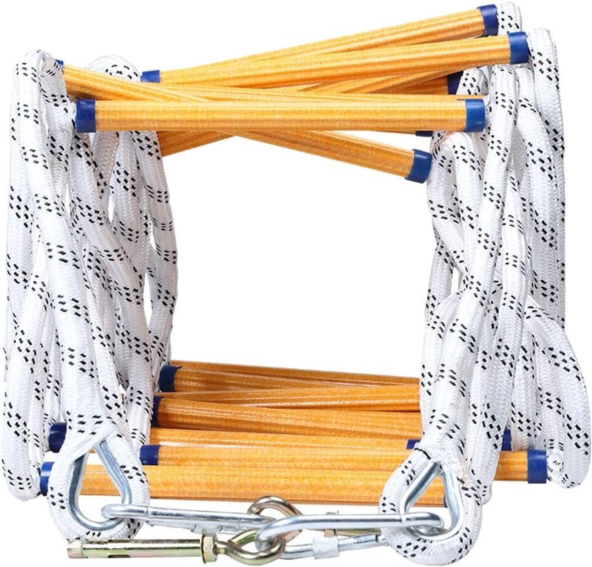 Reddingsladder Noodgeval - Klimtouw Veiligheid - Snelle Ontsnapping - Antislip Hars Treden - 25 Meter - N.v.t.