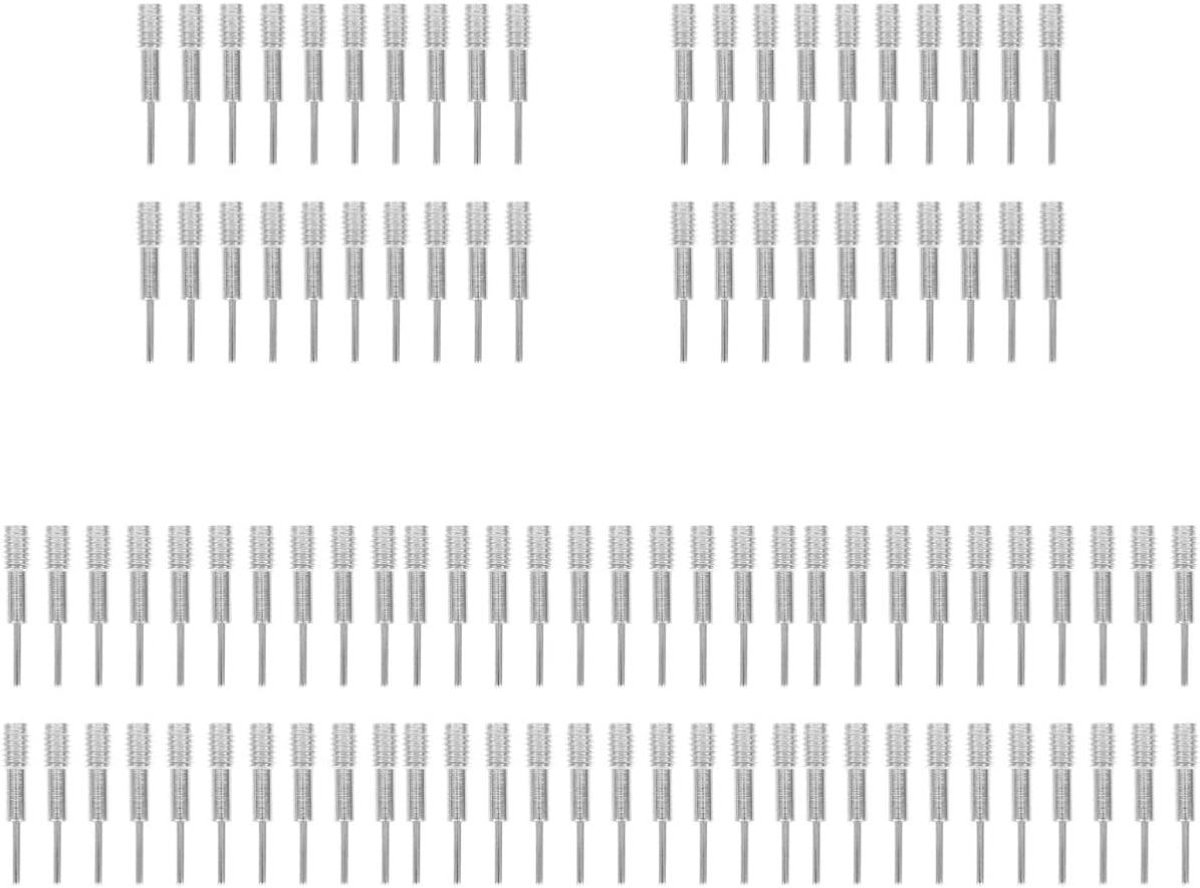 Horloge Band Gereedschap - Reparatieset - Horloge Onderhoud - Precisie Tool - 100 Stuks - Zilver