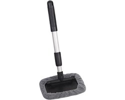 Raamreiniger - Ruitenborstel - Auto en huis - Uitschuifbaar en draaibaar - 315 x 18 cm - Meerkleurig