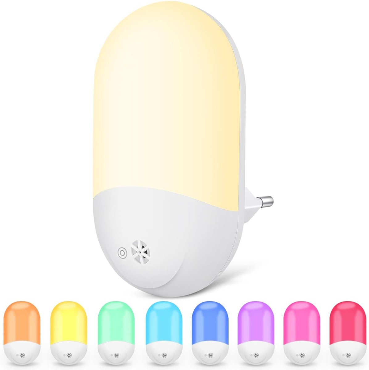 NBAP® Stopcontact Lampje - Stekkerla - Wit