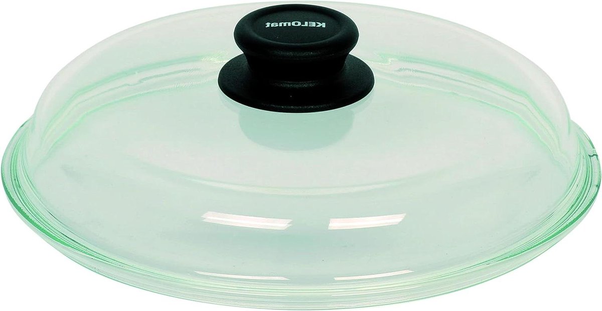 Glazen Deksel - Kookpan Deksel - Koken en Pruttelen - Vaatwasserbestendig - Ø 32 cm - Transparant