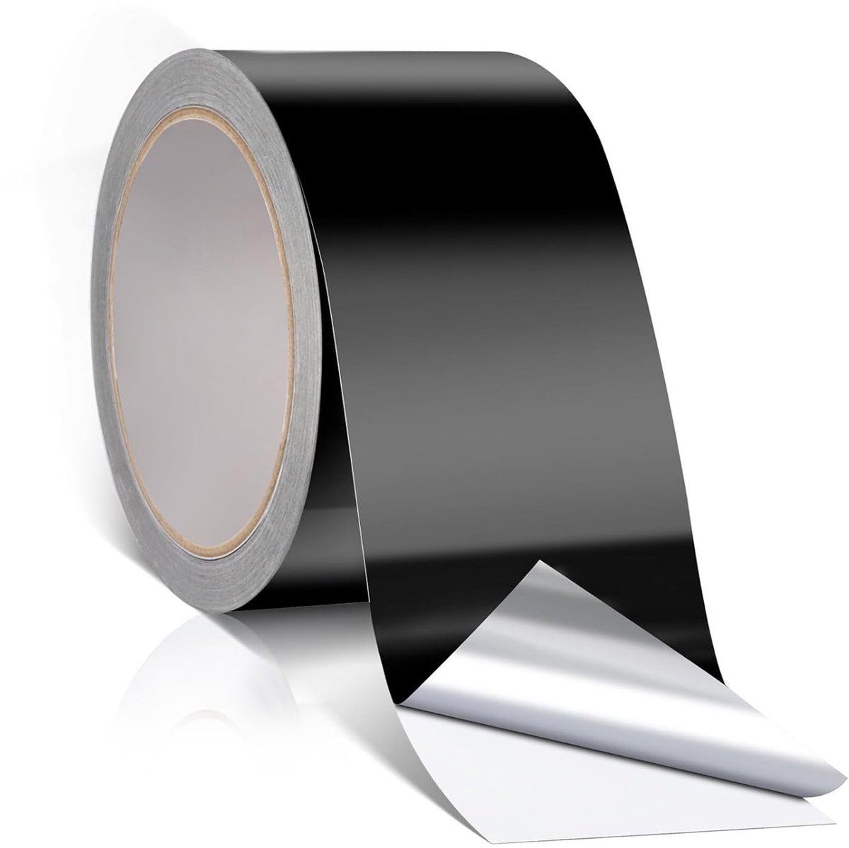 Zwarte Aluminium Tape 5cm x 20m - Hoge Temperatuur, Waterdicht, Ideaal voor Kabels en Elektronica, Perfect voor Auto en DIY Projecten