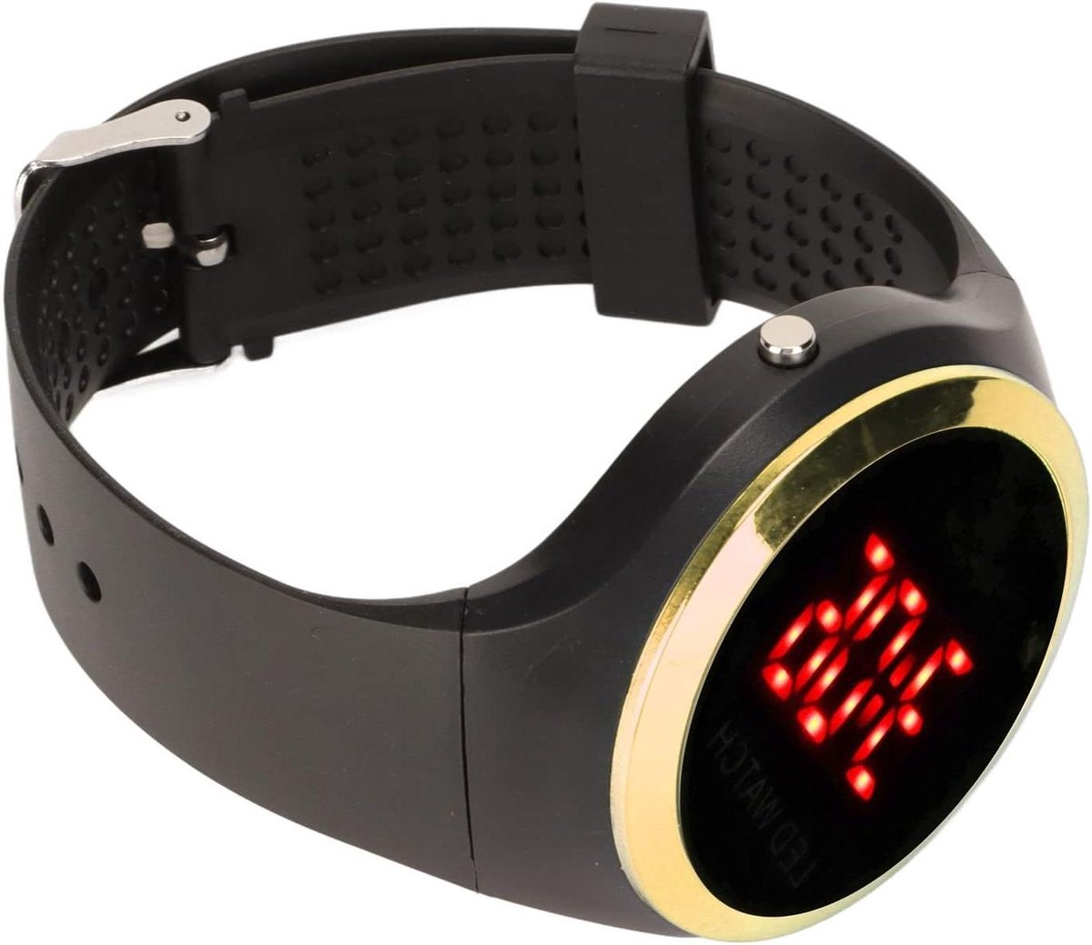 Digitale Kinderhorloge - Stoer Outdoor - Dagelijks Gebruik - Verstelbare Band - 18x5x5 cm - Goud