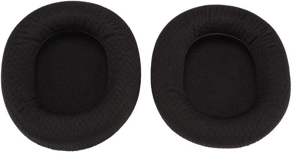 Oorkussens Vervanging - Hoofdtelefoon Kussens - Audio Genieten - Memory Foam - 10 cm - Zwart