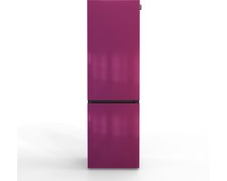 NUNKI LARGECOMBI-FPUR / Combi Bottom Koelkast, E klasse, 269l, Fun Purple, Gloss Metallic (FRONT only)